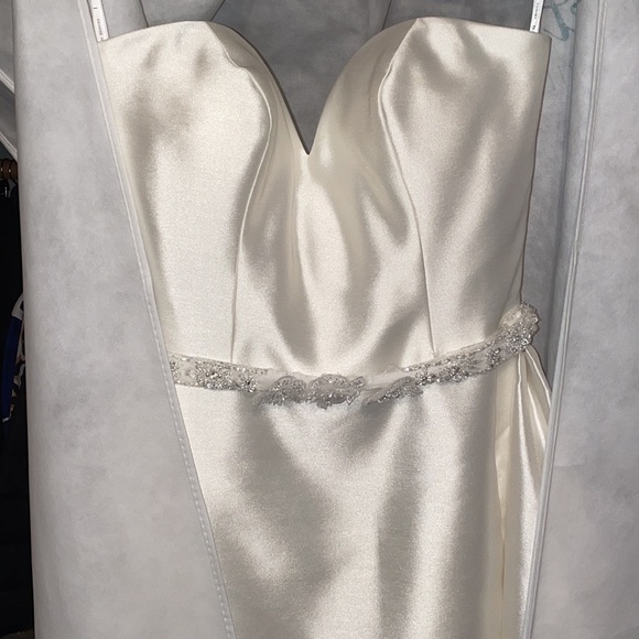 Ella Rosa fit & flare Strapless Dress Sz US 8 - Picture 6 of 7